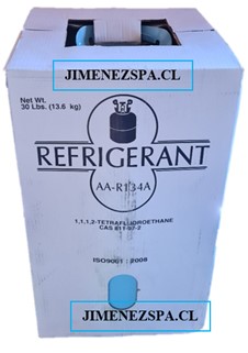 Gas refrigerante R134A 13,6Kg