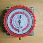 Manómetro alta presión, 500psi.