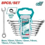 Jgo Llave Punta Corona con Chicharra x 8pcs Total
